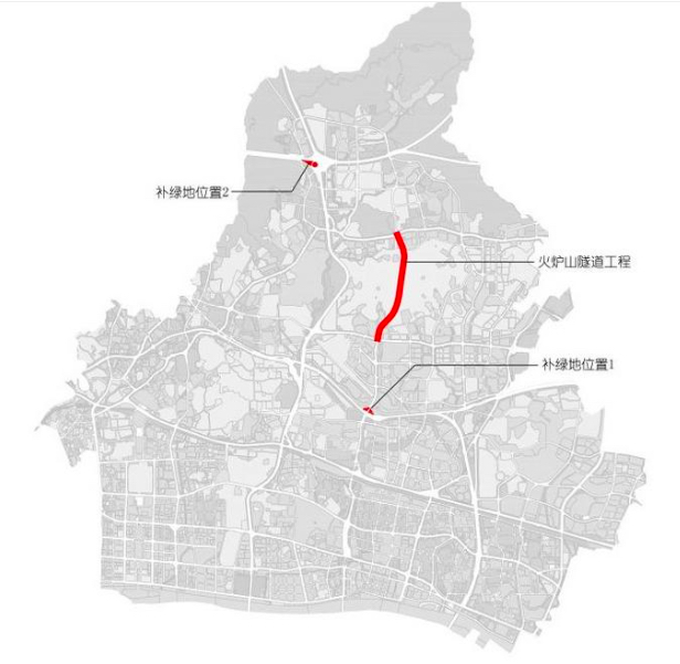 火炉山隧道调整规划,广汕公路跨线桥拓宽为6车道