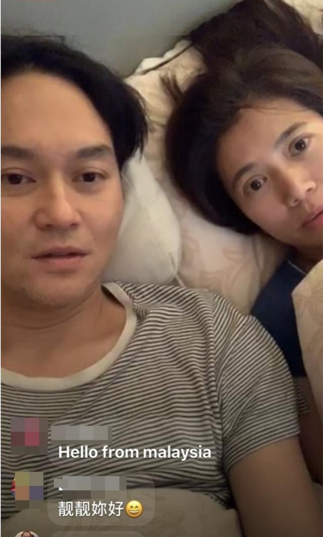 张智霖床上直播迎48岁生日，求袁咏仪养猫被拒，一脸不开心
