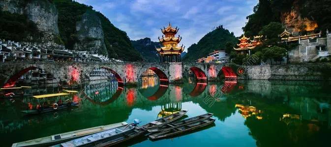 欢度国庆！贵州旅游攻略景点介绍，千年镇远古城！