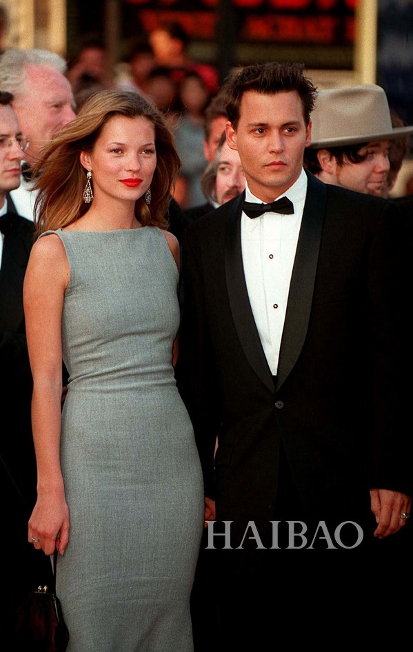 凯特·莫斯 (kate moss) 与约翰尼·德普 (johnny depp)