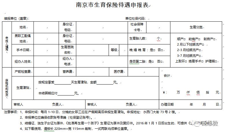 南京 生育保险 生育津贴 报销 详解|离职人员怀孕了,到底要不要自己交