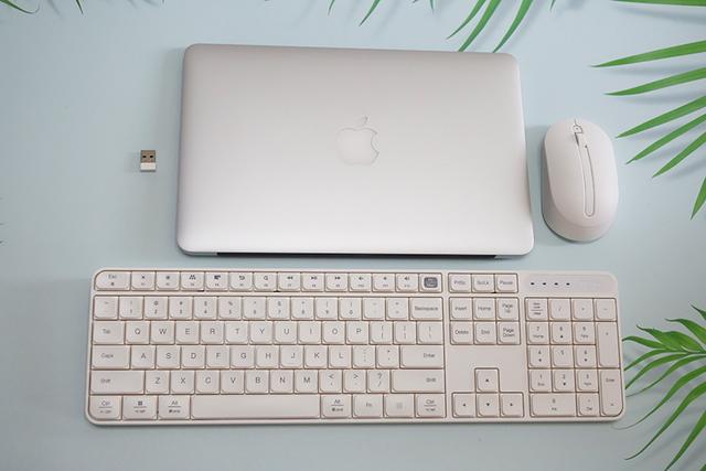 双系统,极简风!米物无线办公键鼠套装体验