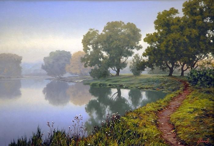 俄罗斯画家阿列克谢·阿达莫夫油画风景作品欣赏