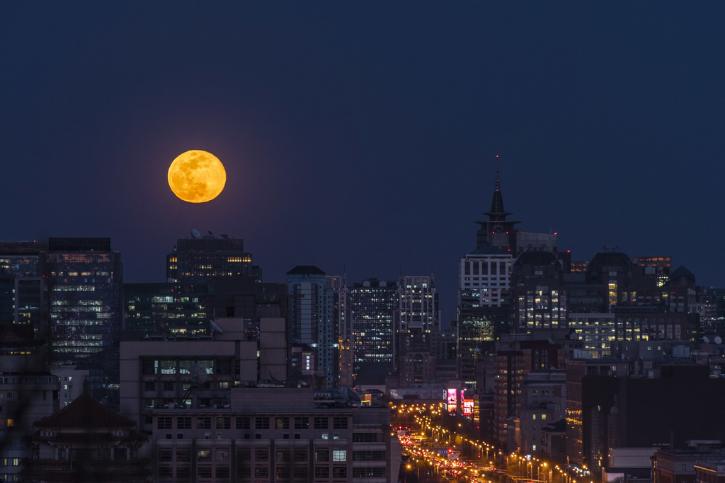 中秋夜月亮回顾