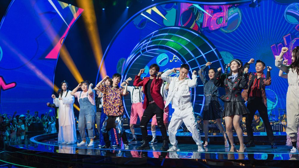 尚联合研发的音乐游戏类节目《嗨唱转起来》,吸引了众多与会者的眼球。