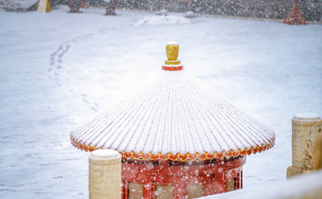 北京的第二场雪 恰逢故宫闭馆 就到这里拍古建雪景大片