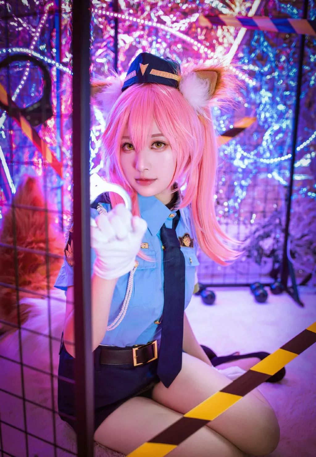 性感玉藻前女警cosplay写真 …