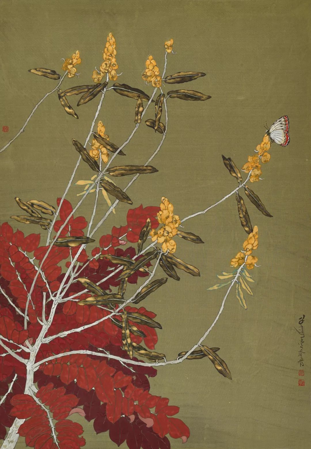 色彩之魅:郭子良工笔花鸟画新作