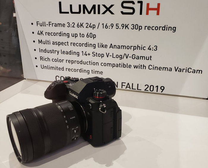 松下将于28日正式发布lumix s1h