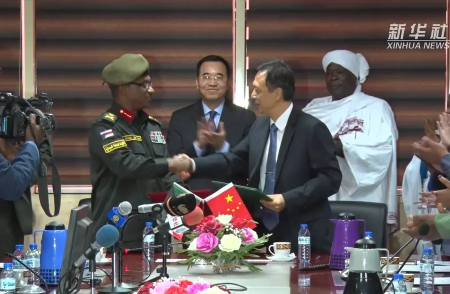 中国援苏丹四个项目交接证书签字仪式在苏丹财政部举行