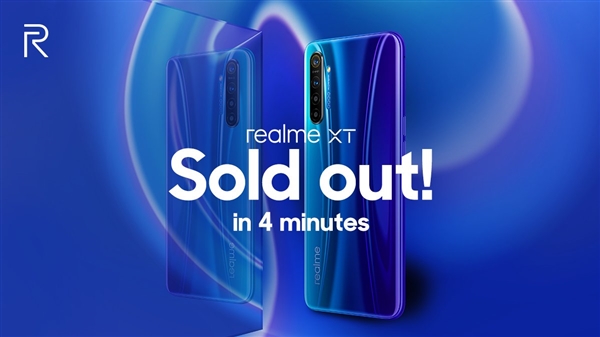 realme XT首销售罄：用时仅4分钟 1600元起