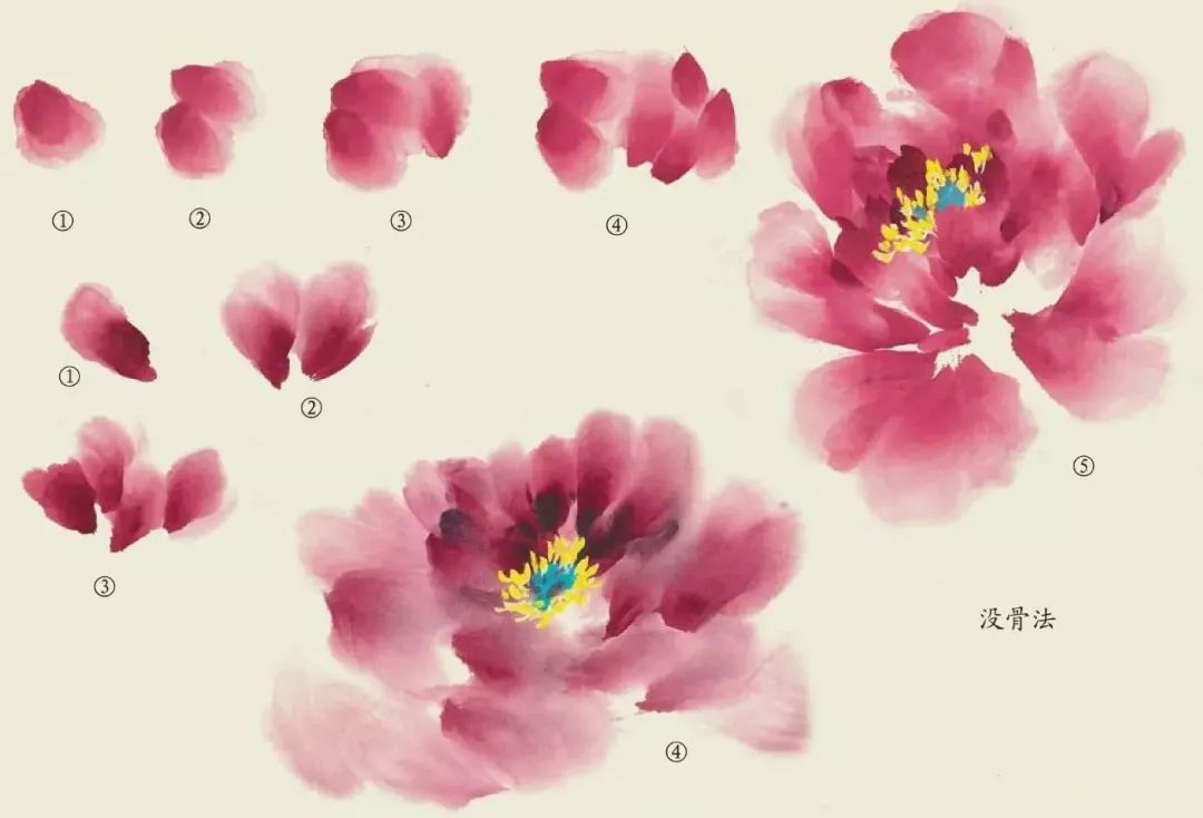 各种花卉的写意画法