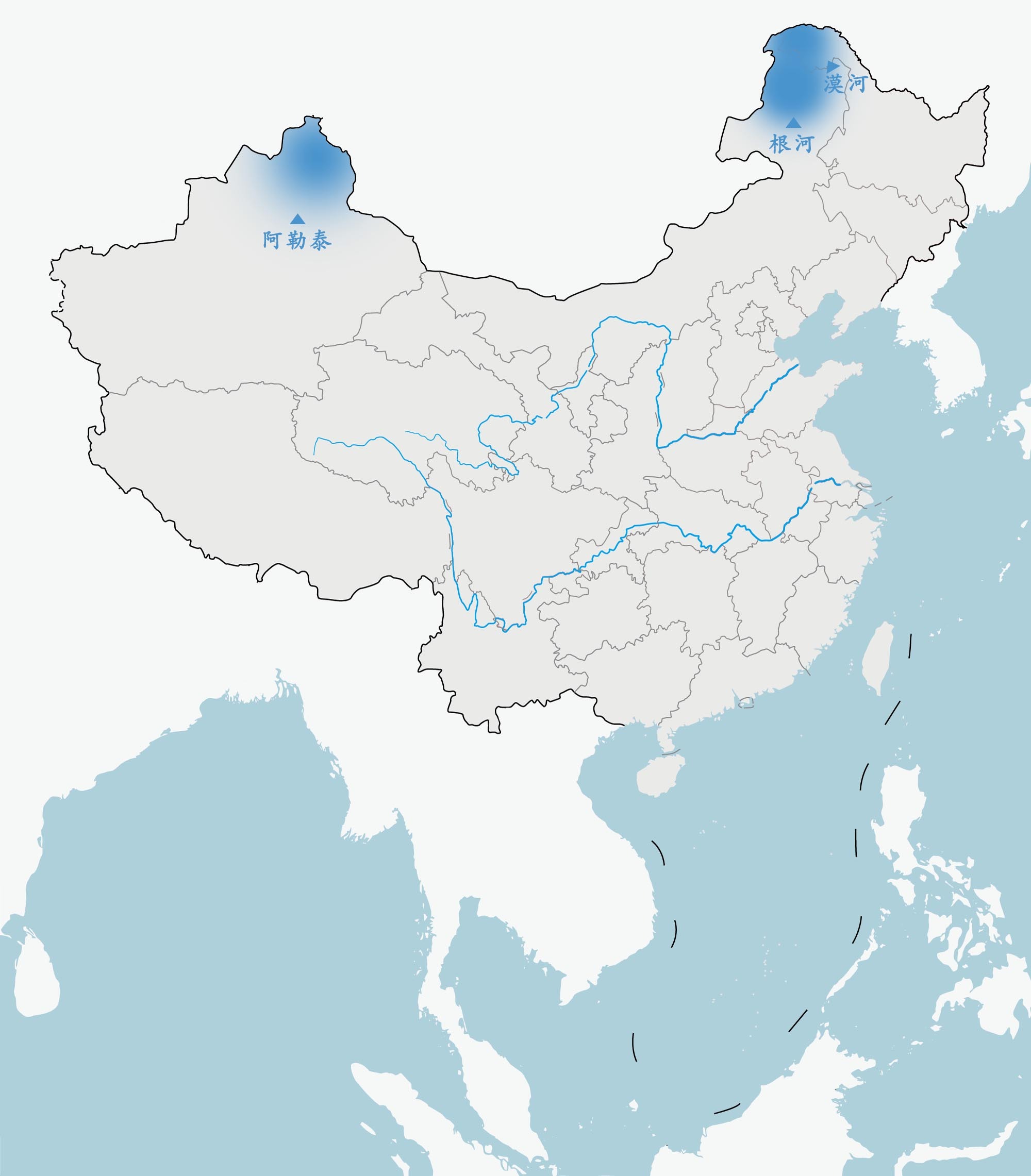 中国东部人口_中国人口分布图(3)