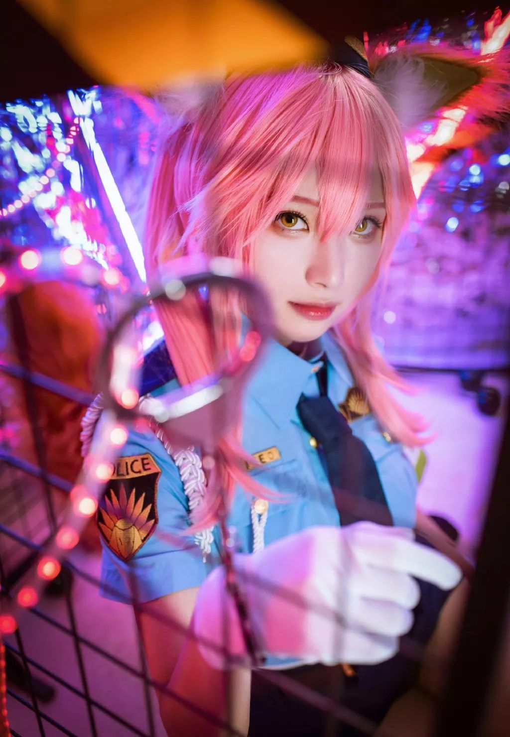 性感玉藻前女警cosplay写真图片_…