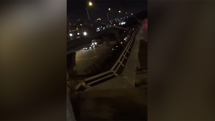 无锡北环路附近一高架桥发生垮塌 伤亡情况不明