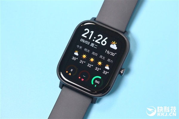 1.65英寸方屏 华米Amazfit GTS智能手表图赏
