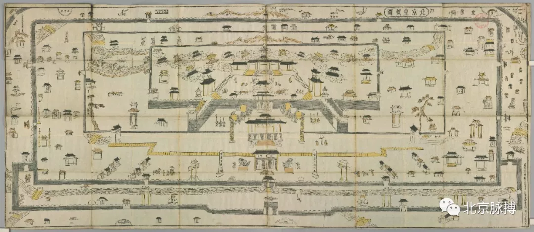 《北京皇城图》(1573-1620年)