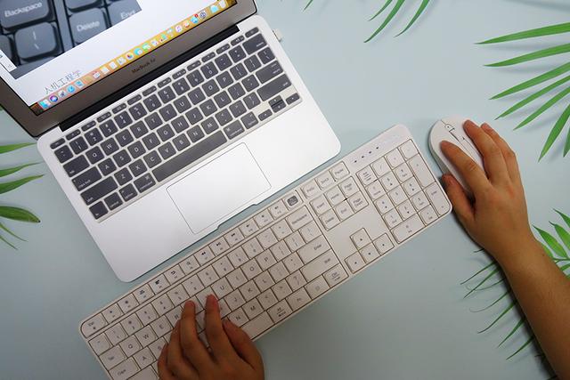 双系统,极简风!米物无线办公键鼠套装体验