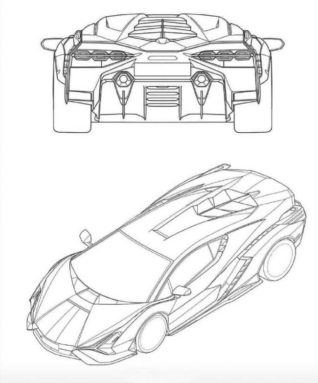 兰博基尼混动车设计图曝光 预计法兰克福车展亮相__凤凰网
