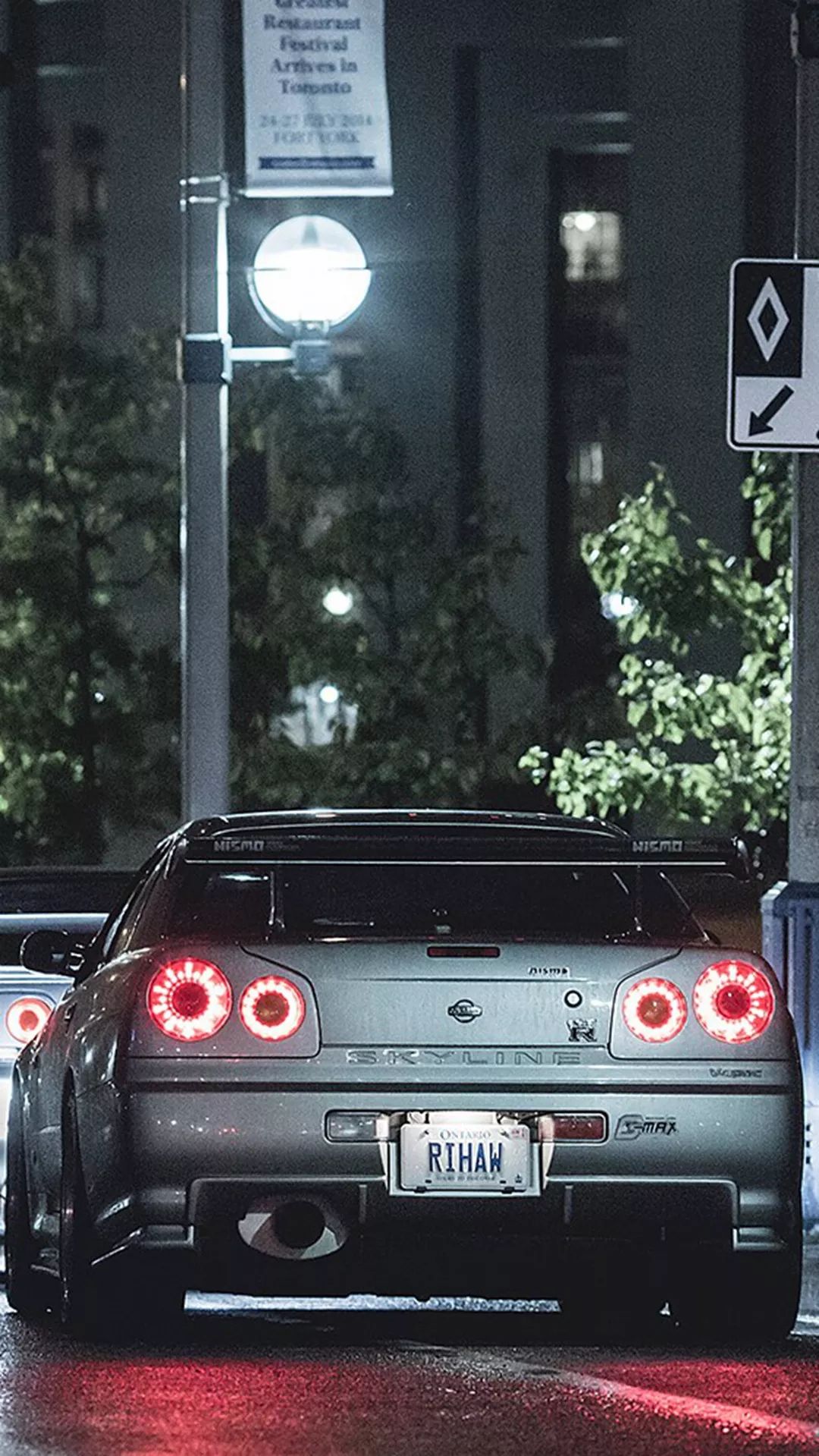 壁纸|来一波哥斯拉gt-r r34