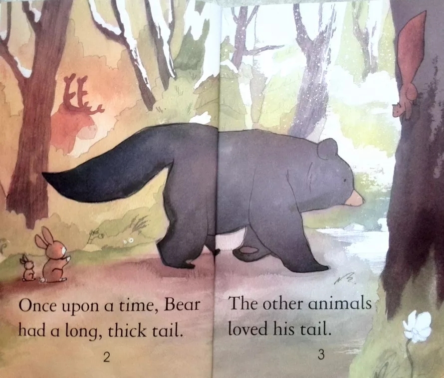 邦元英语:《how bear lost his tail》大熊怎么失去了