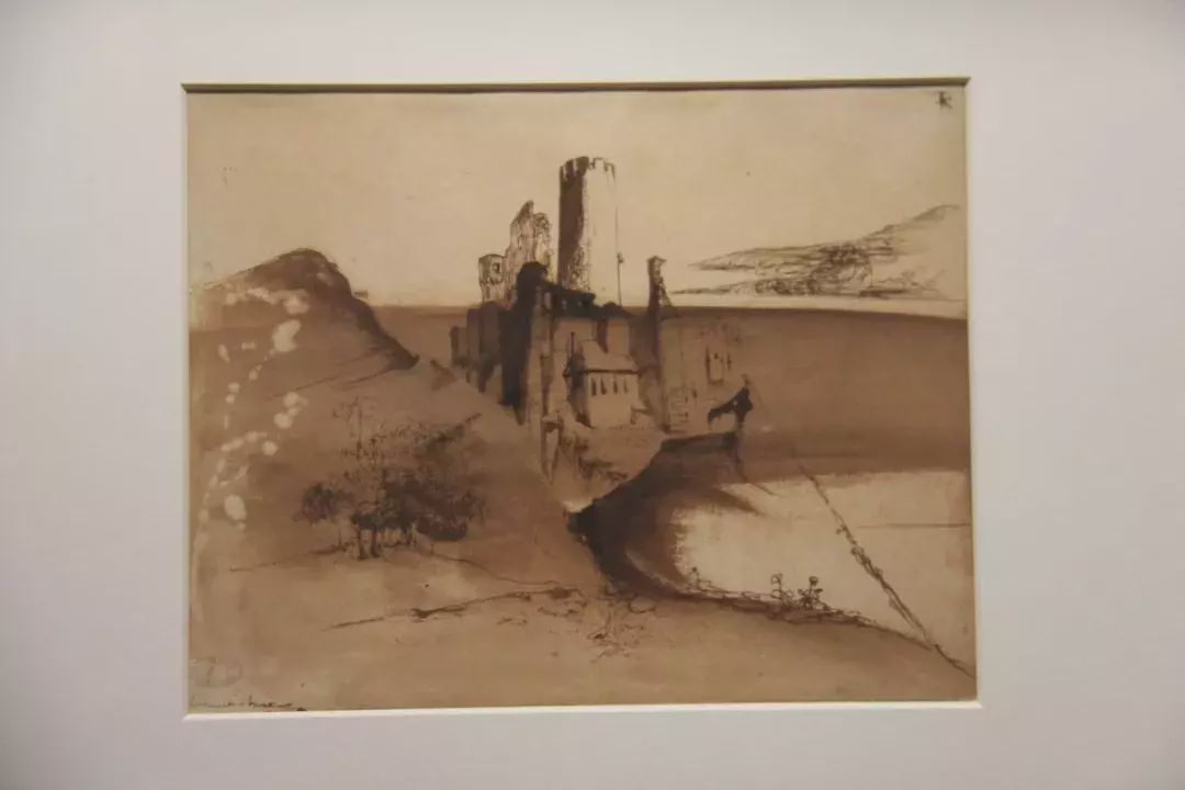 维克多雨果东方寺庙1837卡夫水墨画