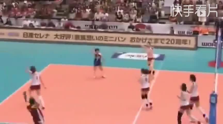 女排抗日经典王一梅发球六连击，危难时刻拯救中国女排