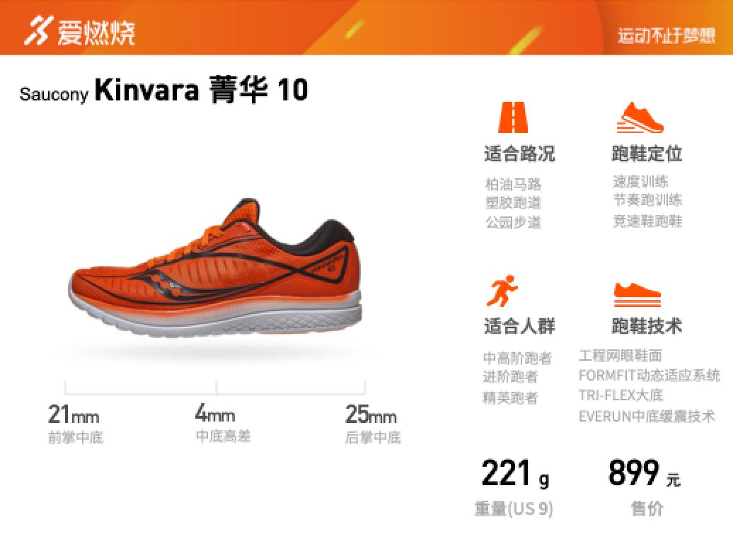 跑鞋saucony kinvara:十年踪迹十年心