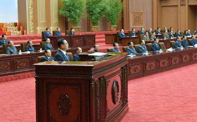 朝鲜举行第14届最高人民会议第二次会议 通过修宪案