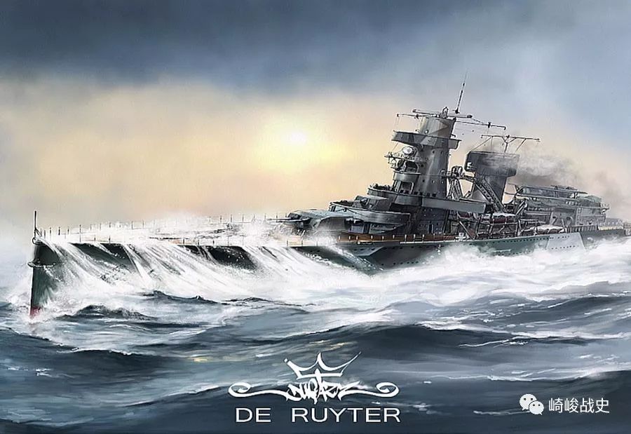 孤独的替补:荷兰海军"德·鲁伊特尔"号轻巡洋舰小史