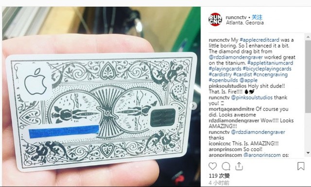 跪了！网友自制CNC一体冲压金属版Apple Card
