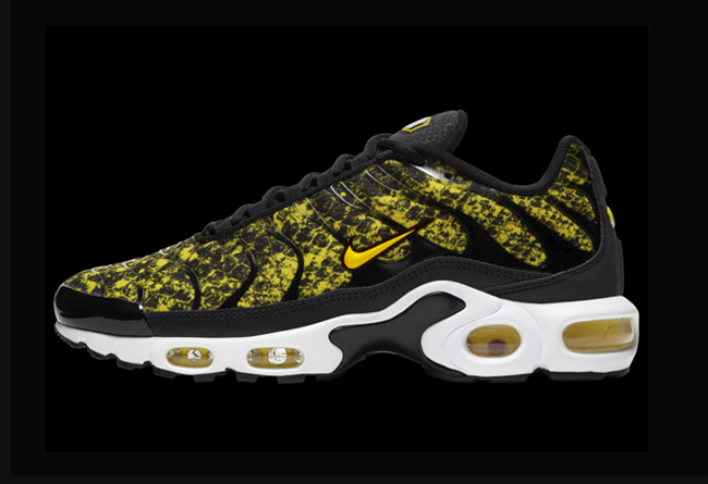 更亮眼的黑黄蛇纹！Nike(耐克) Air Max Plus 全新配色即将来袭