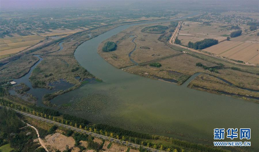 江苏徐州:黄河故道变身湿地公园