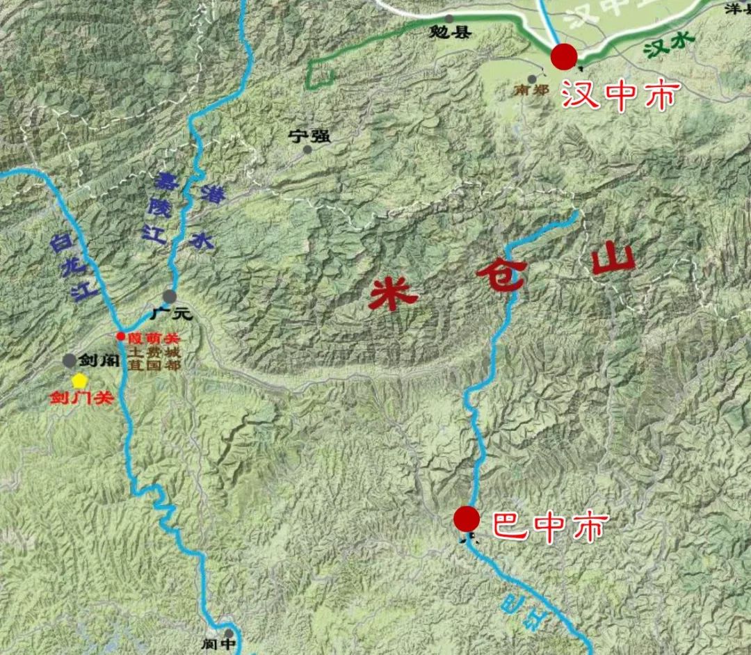 位于陕西,四川两省交界处的"米仓山国家森林公园",是两条省道的分割点