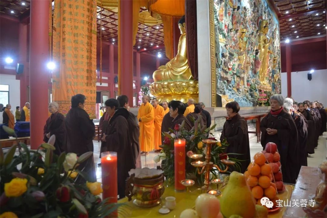 图片集:东莞芙蓉寺精进佛七法会今日起七