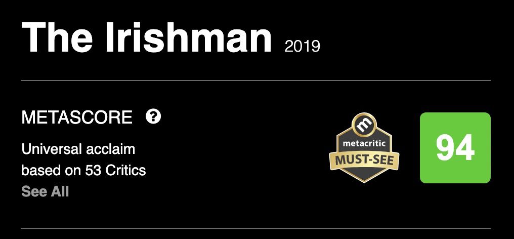 「桃桃淘电影」豆瓣9.1分，《爱尔兰人》真是看到老泪纵横