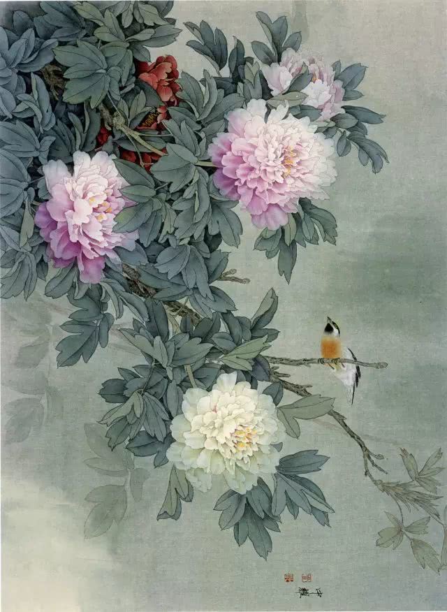 八位工笔名家牡丹作品精选,你最喜欢谁