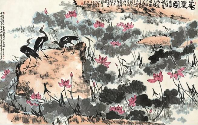 李苦禅盛夏图1981年