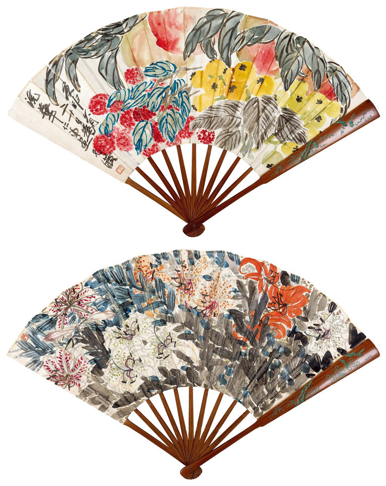 齐白石、陈师曾 《大利图·花卉》2017北京华艺秋拍拍品