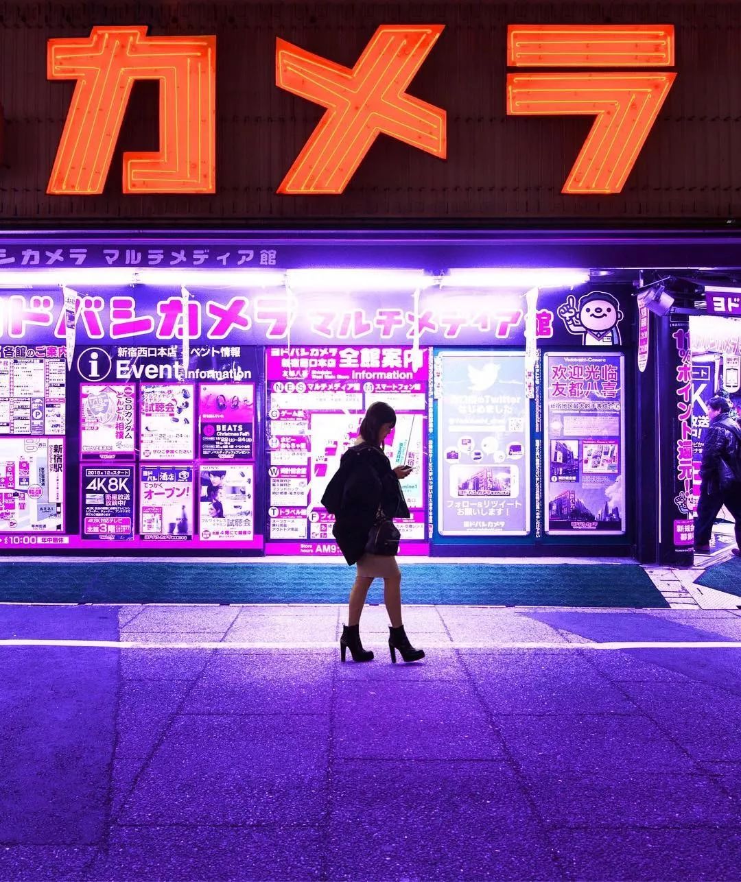 如果「霓虹国」真的是霓虹色的……