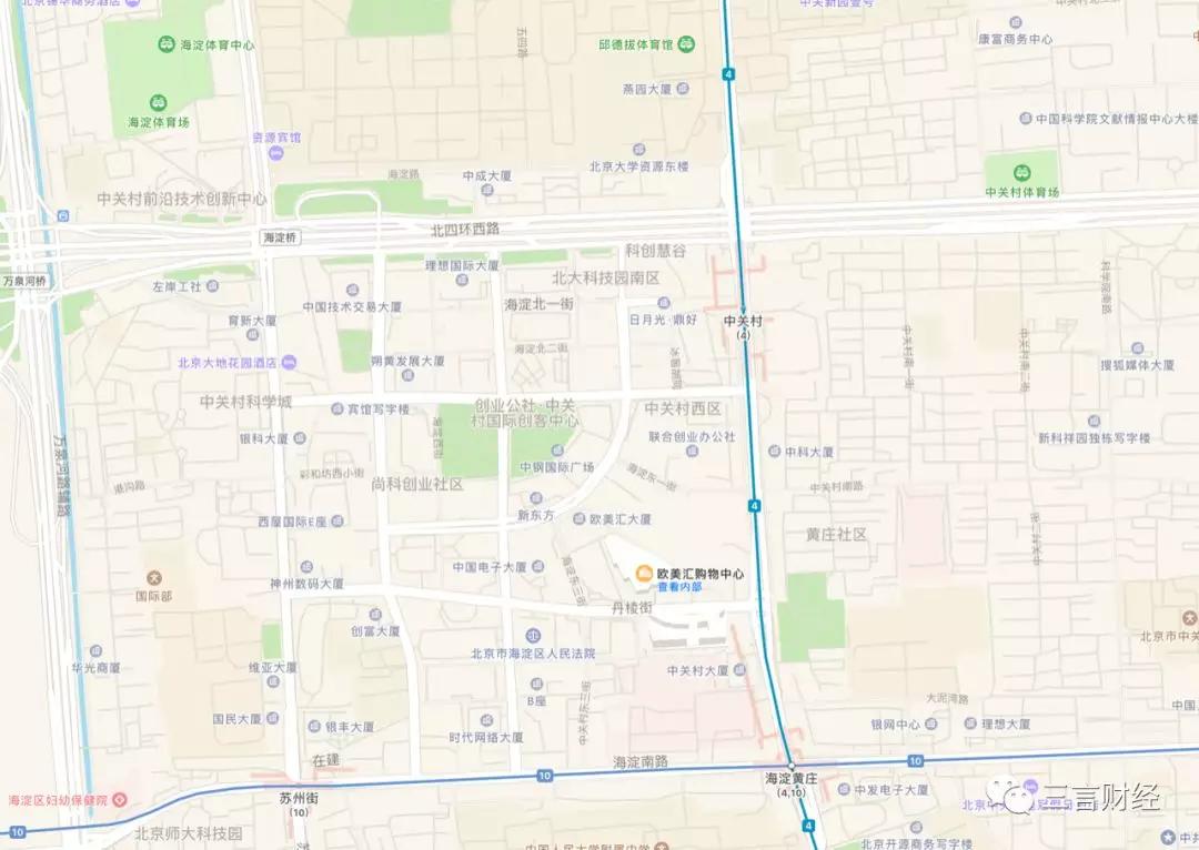 互联网公司总部选址分布：后厂村就是半个中国互联网