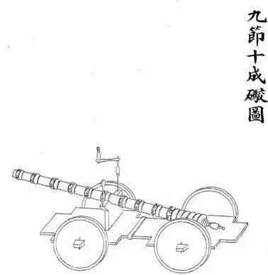 可以拆卸携带的九节十成炮