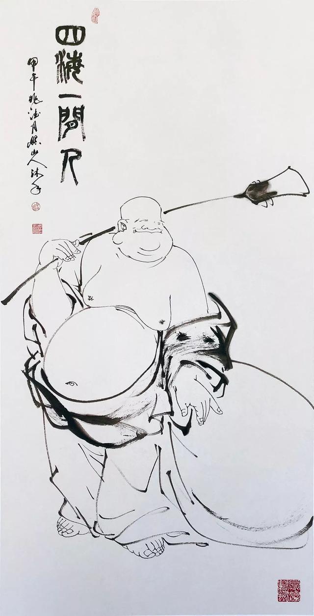 当世智者,禅画大师,月照上人禅画作品欣赏