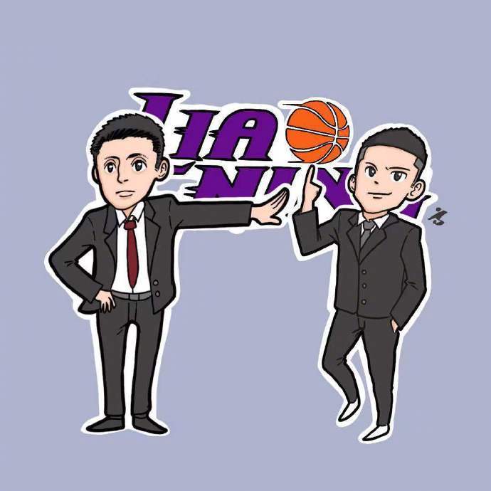 太可爱了吧!辽宁男篮q版漫画全家福