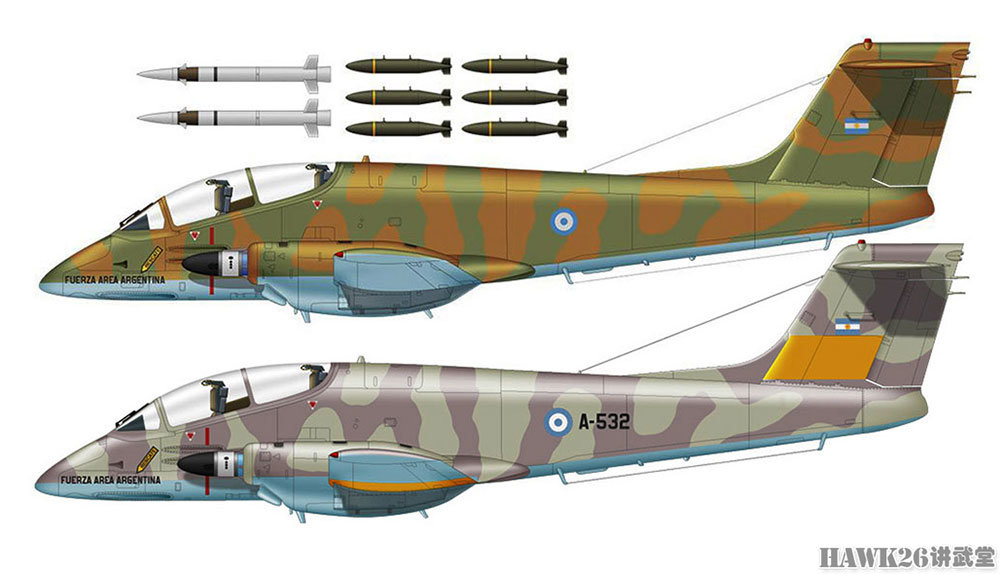图说:阿根廷"普卡拉"攻击机 获得南美对欧洲唯一的空战胜利