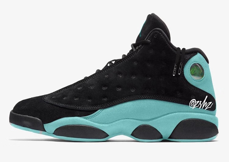 蒂芙尼配色加持！Air Jordan(空中飞人) 13 全新配色曝光