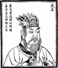 明·朱天然《历代古人像赞》中的周文王