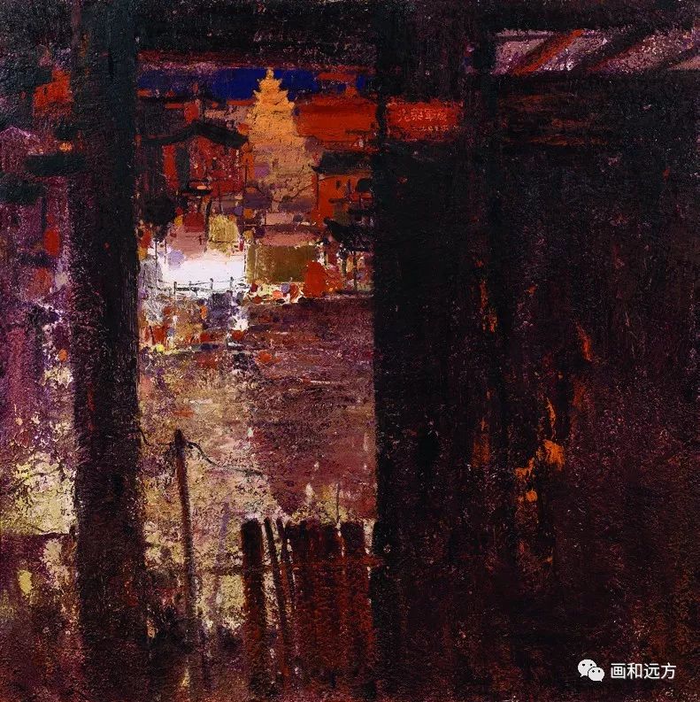 火红的日子 常贵翔 150cm×150cm 油画