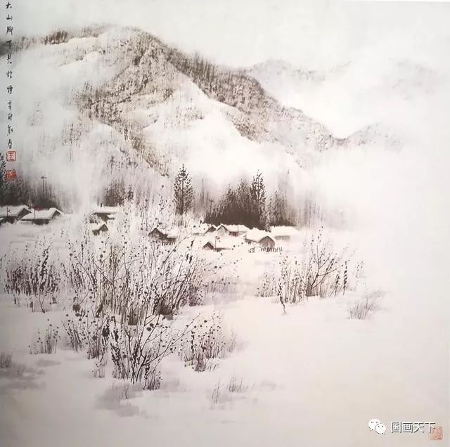 书画鉴赏丨终于找到雪景画法步骤了!快收藏