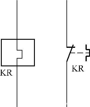 图5-11 热继电器的图形符号